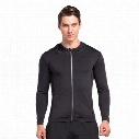 Autumn and winter outdoor sports men long-sleeved cardigan fast dry tight compression sports training clothess
