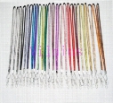 Hot Sale !20pcs Mix Color Fashion Resin Rhinestone Crystal Lanyard ID Badge Holder Keys Cell Phone Lanyard Card Holder