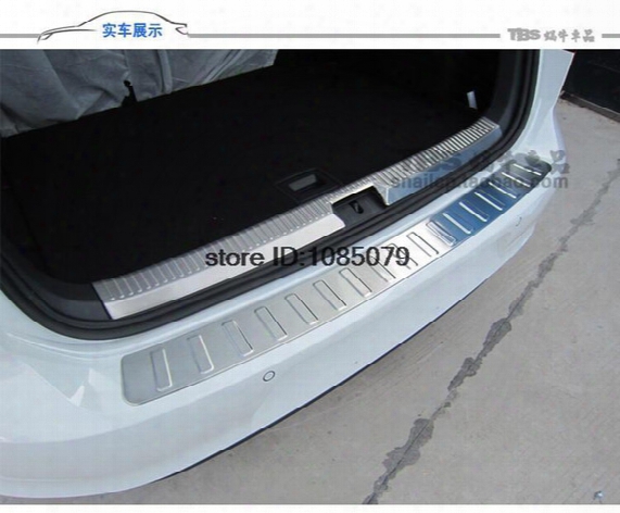 Wholesale-accessories 2in1 Fit For 2015 2015 Vw Golf 7 Mk7 Rear Bumper Protector Cargo Boot Sill Plate Trunk Lip