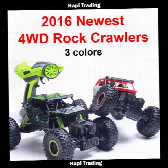 Wholesale-rc Car 2.4g 4ch 4wd Rock Crawlers 4x4 Driving Car Double Motors Drive Bigfoot Car Remote Control Car Model Off-road Vehicle Toy