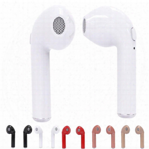 Wireless Bluetooth Earbuds Hbq I7 Twins Mini Bluetooth V4.2 Car Stereo Headsets In-ear Headphones Music Earphones With Mic Noise Canceling