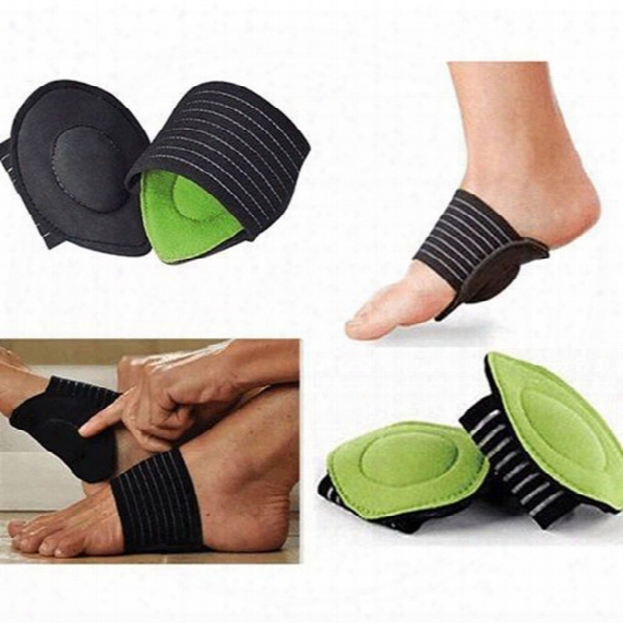 1pair Arch Support Orthopedic Insoles Heel Pain Relief Shock Orthotic Plantar Fasciitis Arch Heel Aid Feet Cushion Sleeve Pad