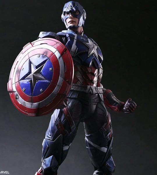 20151039 Captain America 3 Movie Version Of The Avengers Hand Puppet Pvc Action Figures Model Toy