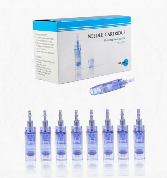25pcs Needle Cartridge 1 To 42 Pins Nano Needles For Dr.pen Microneedle Pen Meso Electric Derma Pen Rechargeable Needle