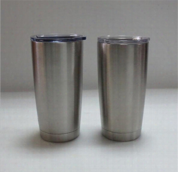 304 Stainless Steel 20oz Cups Cooler Tumbler Cup Vehicle Beer Mug Double Wall Bilayer Vacuum Insulated Dhl Free