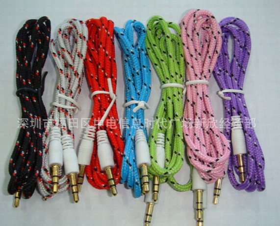 3.5mm Car Aux Auxiliary Cord Male To Male Stereo Audio Cable For Mp3 Iphone Ipod Z100