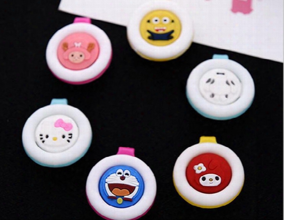 Baby Pregnant Anti-mosquito Button Cute Animal Cartoon Mosquito Repellent Clip Buckle Non-toxic Mosquito Repellent Buckle Pest Control