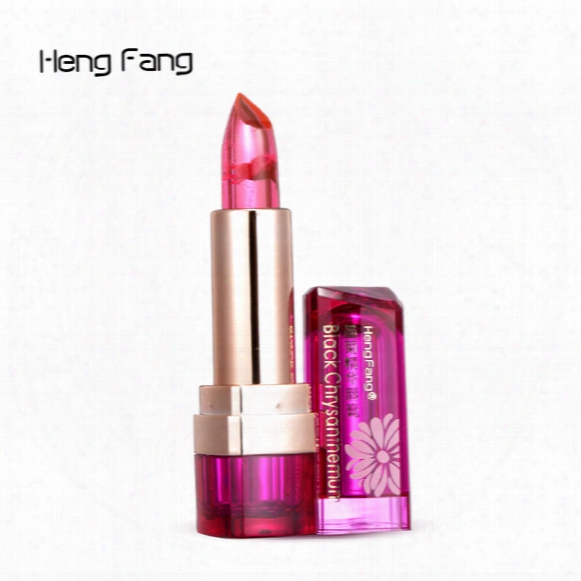 Beauty Moisturizing Lipsticks Flowers Discoloration Jelly Lip Stick Professional Make-up With Mirror Lip Care Color Temperature Change Moist