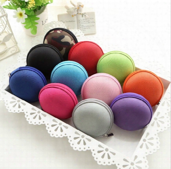 Earphone Storage Carrying Bag Earphone Earbud Case Cover For Usb Cable Key Coin Mini Zipper Case Free Dhl