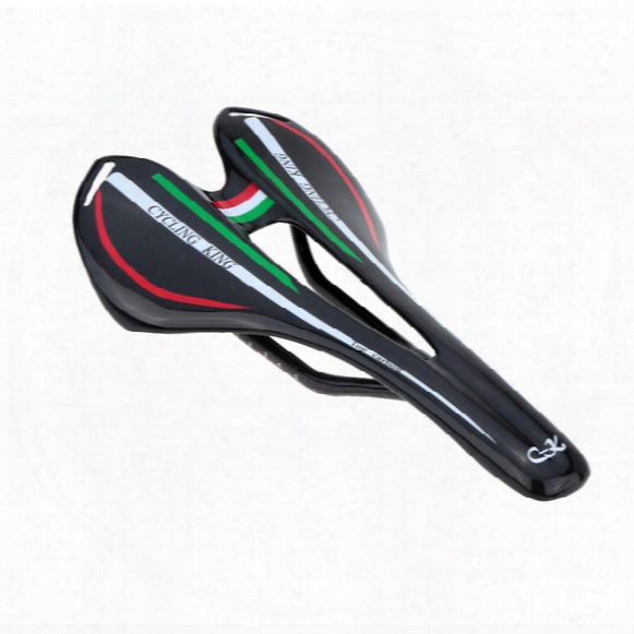 Full Carbon Fiber Bicycle Saddle Super Lightweight Mountain Bike Road Bike Seat Saddle Cycling Cushion Hollow Saddle 116g