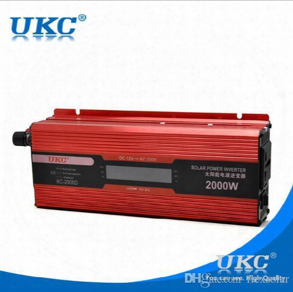 Inverter 12v 220v 2000w 2000w Power Inverter Car Vehicle Usb Dc 12v To Ac 220v Power Inverter Adapter Converter Car Styling