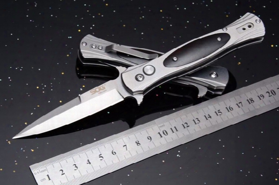 Sog Fielder Folding Blade Knife 8cr14mov Steel Stonewash Dagger Cocobolo Handle G707 Edc Pocket Ganzo Knife Survival Knives