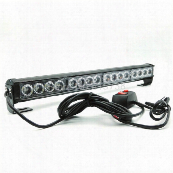 White Blue Amber Red Green 16 Led Strobe Light Fireman Flashing P Olice Emergency Warning Fire Flash Car Truck Led Light Bar