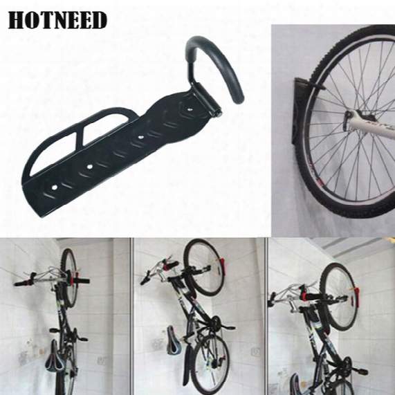 Wholesale-high Quality Strong Steel Cycling Bicycle Storage Rack-wall Mounted Bike Hanger Hook Rack Holder With Screws 30kg Free Shipping