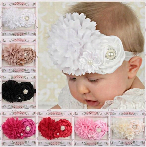 2014 New Baby Headband New Style 3.5" Peony Ella Grace-baby Girl Headband Hair Band 10pcs/lot Headband