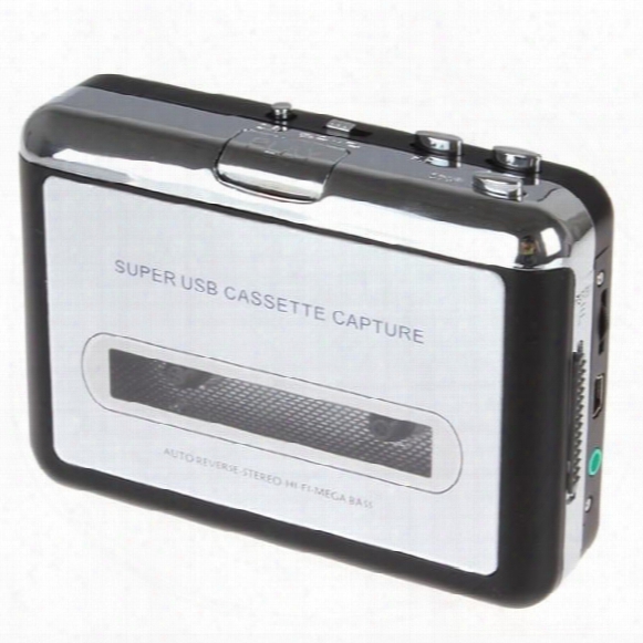 2015 Real Turntable Mini Dv Cassette Portable Usb Cassette Player Capture Recorder Converter Tape To Mp3 Auto Reverse Stereo Hi-fi Mega Bass