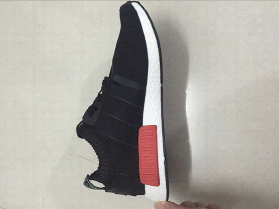 2016 The Newest Fashion Top Quality Nmd Athletic Shoes For Men And Women Hot Sell Running Shoes Eur Size 36-45 Black Red&blue Free Shipping