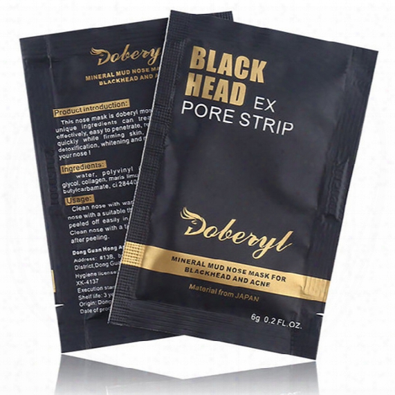 2017 Doberyl Black Head Mask Face Care Facial Blackhead Remover Nose Acne Treatments Deep Cleansing Mineral Mud Ex Pore Cleaner Wx-b141