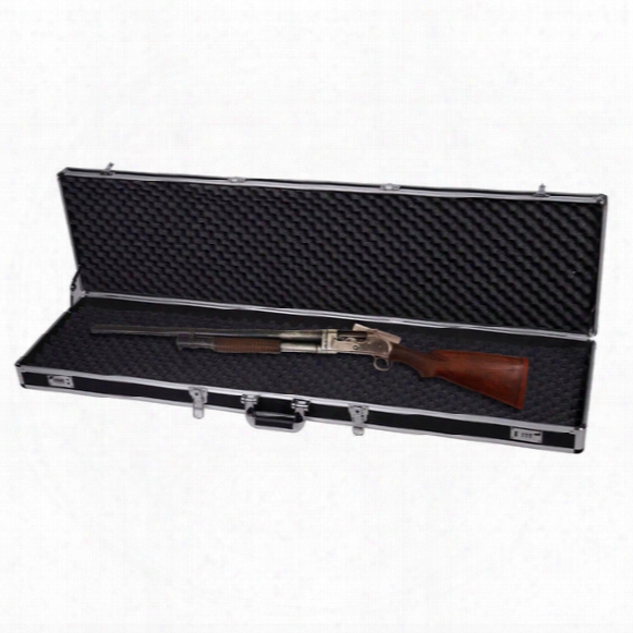 53&quot; Long Aluminum Locking Rifle Gun Case Lock Shotgun Storage Box Carry