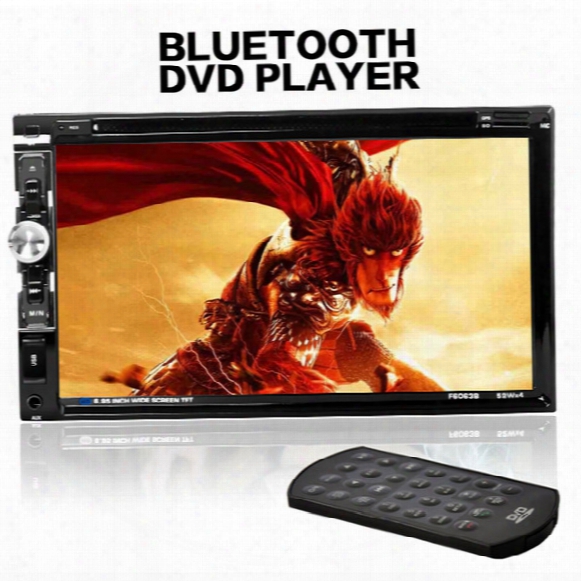 7 Inch Hd 2-din Car Dvd Player Radio Stereo Video Universal Dvd Multimedia Fm Radio Receiver Bluetooth Cmo_206