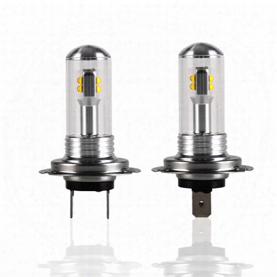 A18 2017 Newest H7 80w With Cree Car Led Lights 1500lm Fog Lamp Tail Driving Bulbs Drl Headlights Happy 6000k 2pcs/set Free Shipping