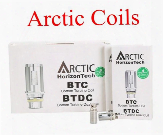 Arctic Horizon Tech Coils Head Sub Ohm Atomizer Btdc Coils Replaceable Artic Atomizer Tank For Electronic Cigarette