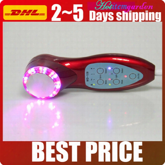 Hot Selling Skin Rejuvenation Facial Care Ultrasonic Device 7 Colors Photon Therapy Tightening Skin Wrinkles Removal Beauty Equipment
