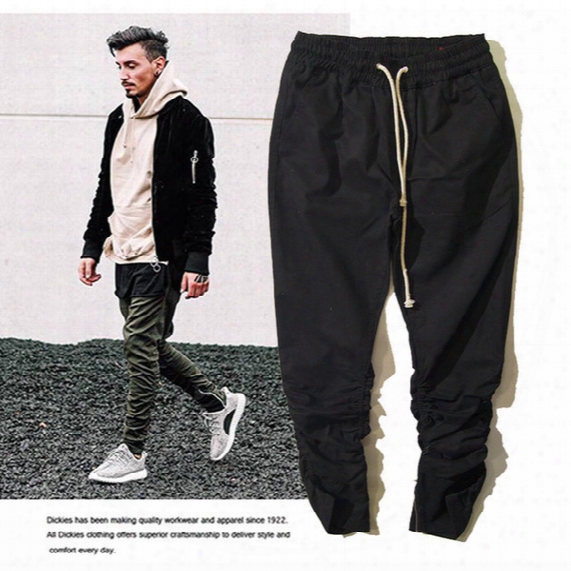 Kanye Y E Ezy Men Pants Hip Hop Skateboard High Quality Tour Trousers Y Ee Zy West Harem Cargo Joggers Military Army Y Ee Zus Pants