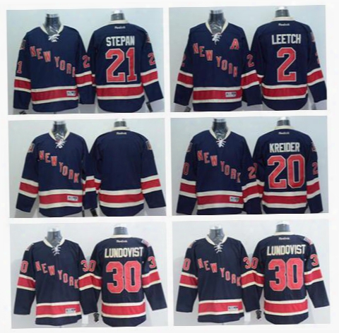 Men Blue New York Rangers Hockey Jerseys #61 Nash #20 Kreider #16 Brassard #30 Lundqvist #27 Mcdonagh #36 Zuccarello M-3xl