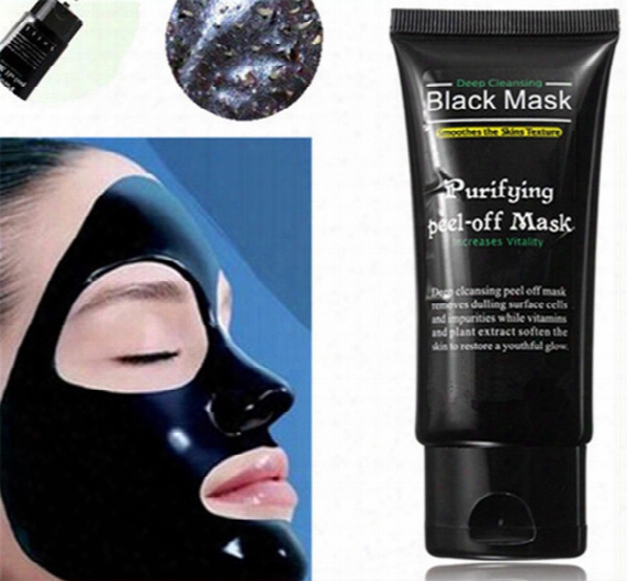Pore Cleaner Shills Deep Cleansing Peel Off Black Mud Shills Face Mask Remove Blackhead Mask Activated Carbon Blackhead Facial Mask 50ml