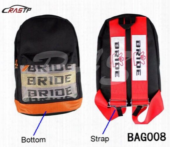 Rastp - New Style Jdm Bride Racing Fabric Backpack Special Design School Bag New Fashion Backpack Ls-bag008
