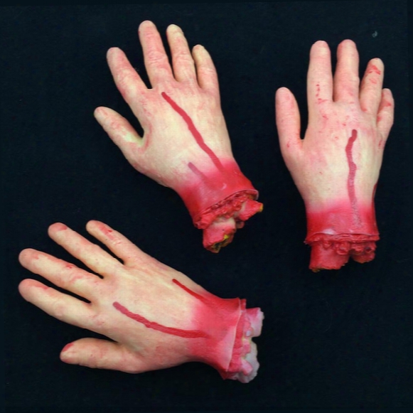 Scary Broken Bloody Hand Bleeding Human Organs Horror Halloween Party Decoration Free Shipping