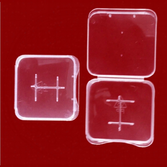 Tf Card Plastic Case Box Transparent Standard Memory Card Holder White Box Storage Case For Tf Micro Sd Card