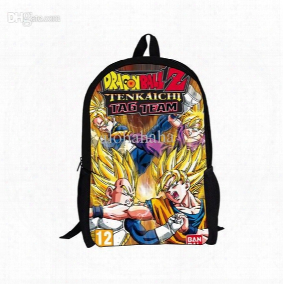 Trendy Children Backpacks Dragon Ball Z Bacpack,cartoon Character Kids Backpack,children&#039;s School Bags For Boys Student Book Bag