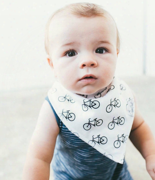 40styles Baby Bibs Triangl Double Layers Burp Cloths Cotton Cartoon Ins Animal Print Bandana Bibs Dribble Baby Feeding 4pcs/lot