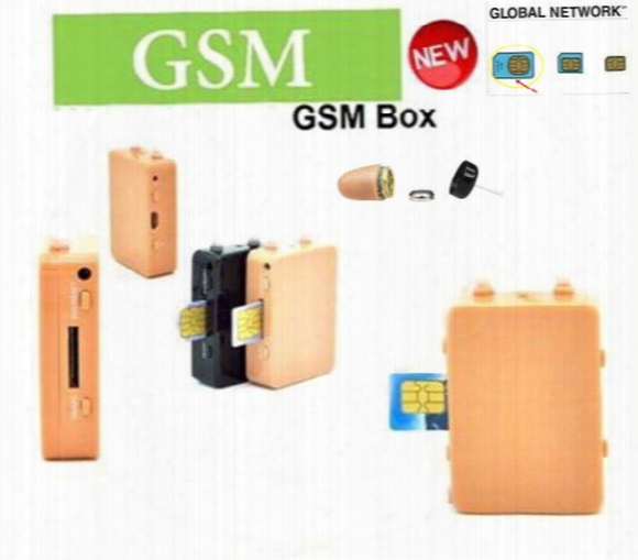 4.5w Gsm Card Box + Mini Wireless Micspy 218 Earpiece Invisible Full Kits
