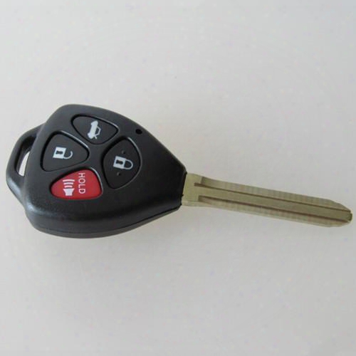 Car Replacement 4 Buttons Remote Key Case Toy43 Blank Key Fob Shell For Toyota Corolla Camry Rav4