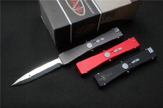 Free Shipping High Quality Microtech Nemesis Auto Knife Blade:8cr13mov(satin) Handle:aluminum(cnc Finish)outdoor Tools,wholesale,gift