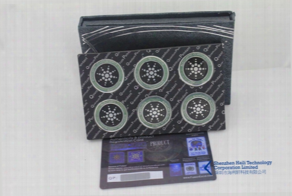 High Qulity Quantum Shield Science Energy Mobile Sticker Anti-radiation Shield Chip With Authenticity Card 20sets 120pcs Free Shipping