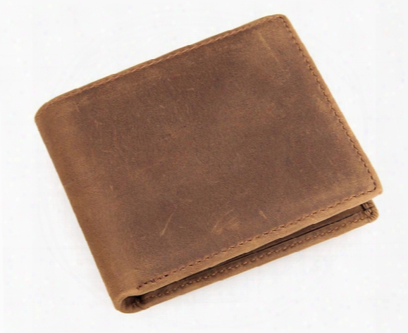 Hot Male Men Genuine Leather Luxury Men Short Wallet Bifold Casual Retro Short Design Card Holder Pocket Vintage Purse Mens Wallets