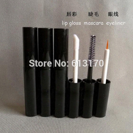 New Arriva 4ml Mascara Eyeliner Tubes Black Empyt Revitalash Eyelash Bottles Lipgloss Tube Diy Make Up Cosmetic Packing