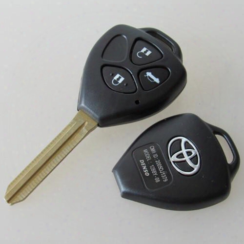New Car Key Fob Cover For Toyota 3 Button Remote Key Blank Shell With Toy43 Blade 25pcs/lot Free Shipping