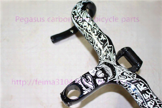 New Cinelli Ram Mike Giant Full Carbon Fiber Road Bike Handlebar Bend Siamese Road Bike Accessories + Computer Support