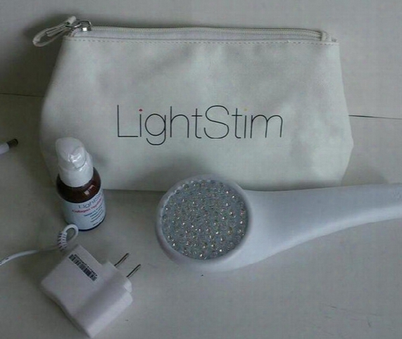 Newest Lightstim For Wrinkles Ance Face And Skin Care Massager Vibration Lightstim Plus Device Free Collagen Peptide Serum