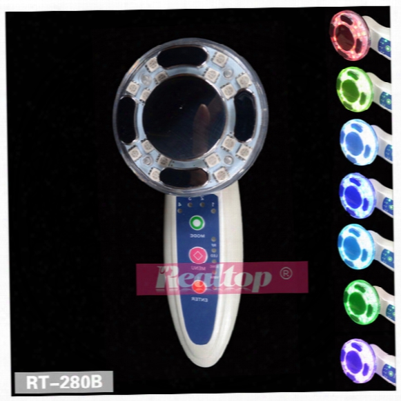 No-needle Mesotherapy Rf Radio Frequency Facial Machine With Photon Led Light Therapy Skin Rejuvenation Skin Tightening Beauty Equipment