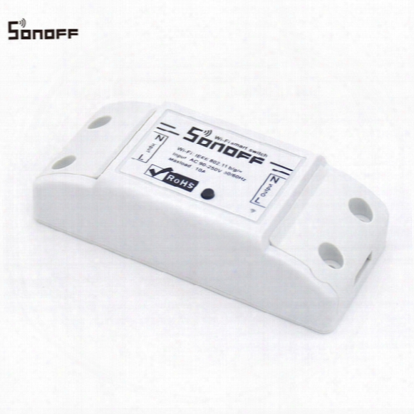 Sonoff Basic Wifi Wireless Smart Switch Remote Control Automation Intelligent Wifi Center For Mqtt Soap Smart Home 10a 2200w