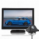 5 Inch TFT LCD Scree Digital Color Car Rear View Monitor + 170 Degree Waterproof Night Vision reverse Backup Parking Camera CMO_51Z