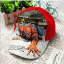 Children Cartoon spiderman Hats 2016 New Boys Girls Fashion Ball Caps Kids Visor Hat Child Accessories Hats 2 Colors 15pcs/lot