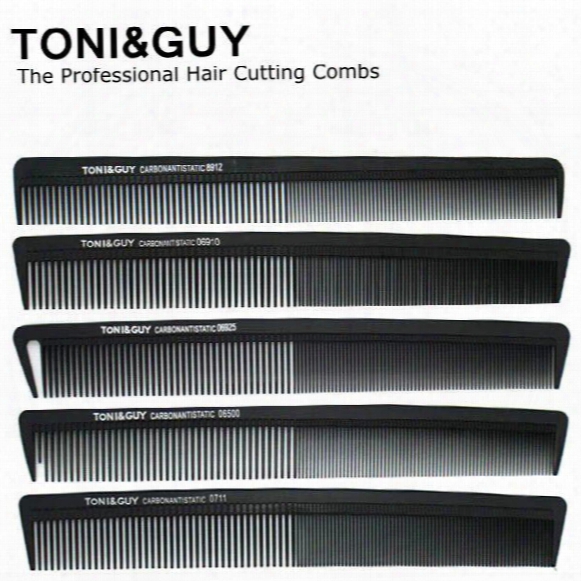 Toni&guy Classic Carbon Anti-static Black Barber Comb The Professional Salon Hair Cutting Combs Brushes 0711 0811 4011 06100-06928 8180 8912