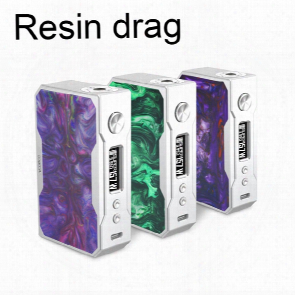 Voopoo Drag 157w Resin Tc Box Md With Carbon Fiber Plate Made By Gene Chip Hot Selling On Market